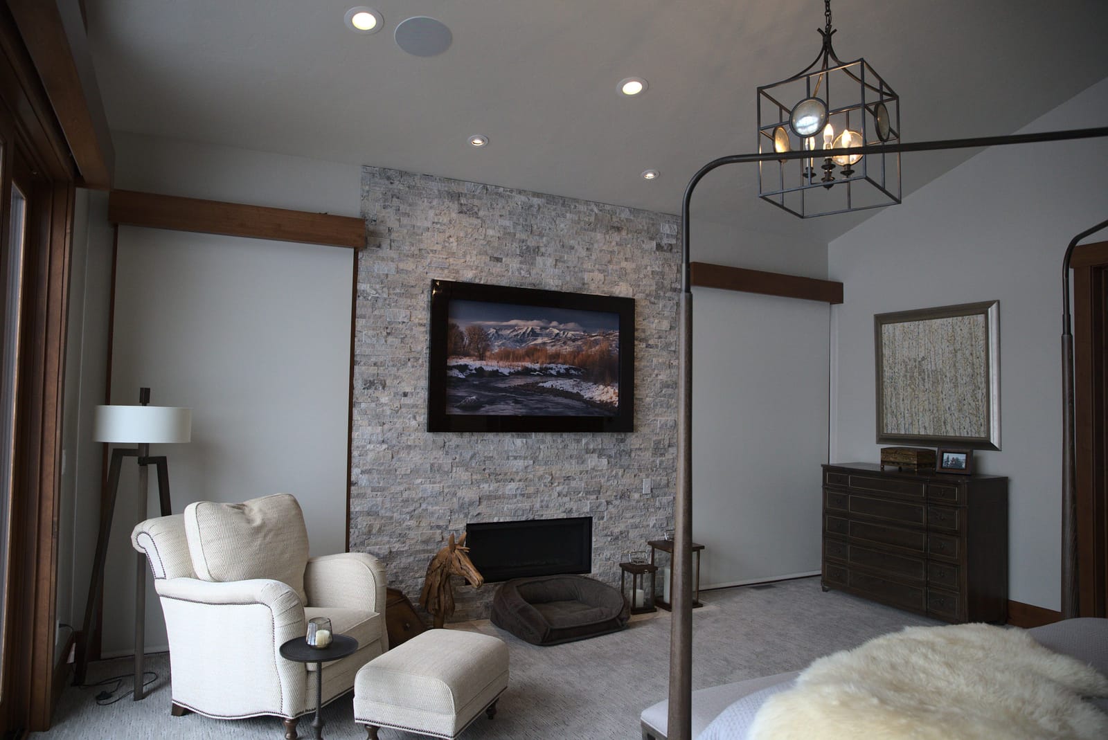 Bedroom smart home installation