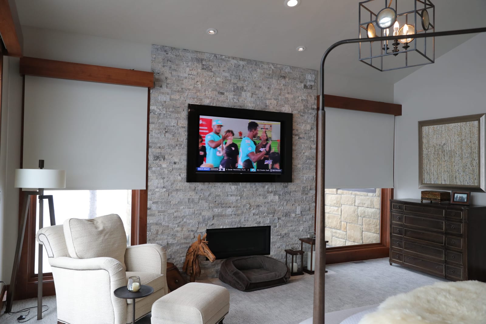 Bedroom smart home installation
