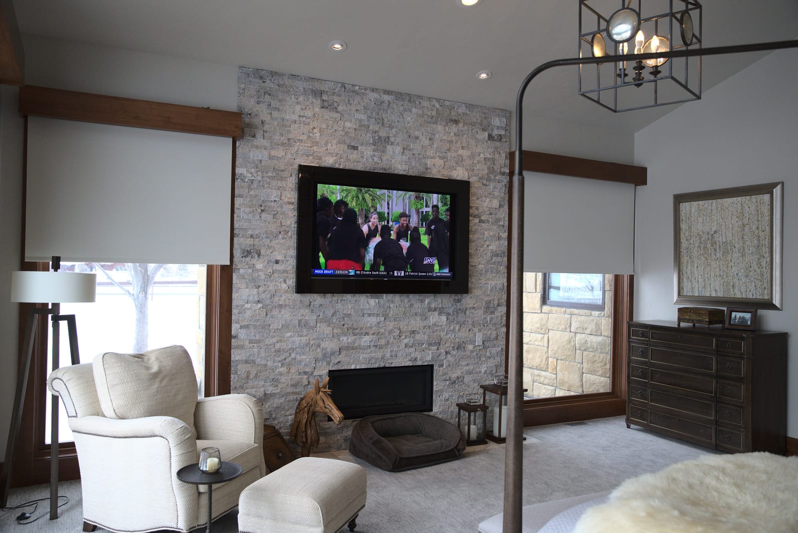 Bedroom smart home installation