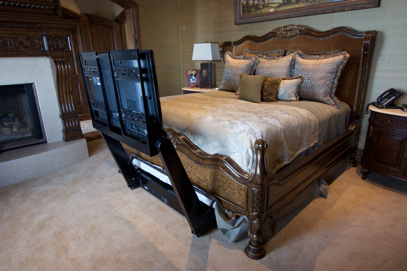 Bedroom smart home installation